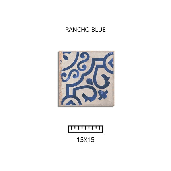 Rancho Blue 15X15