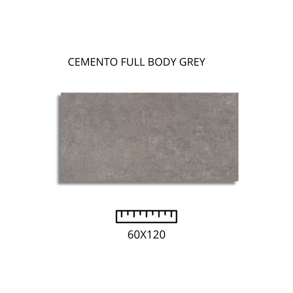 Cemento Full Body Grey 60X120