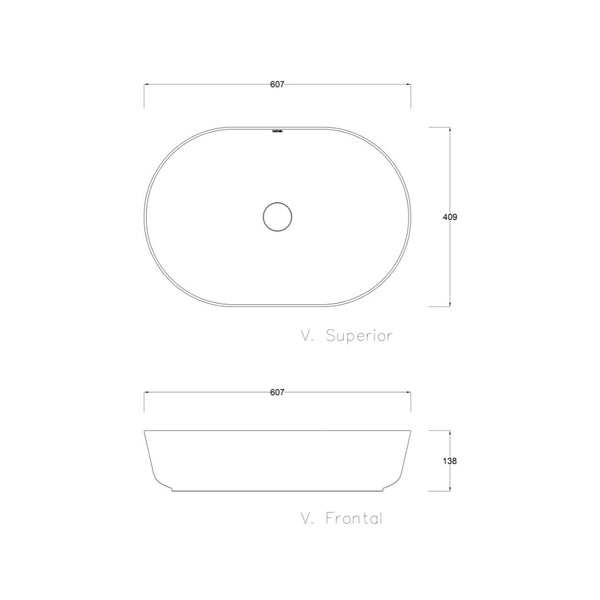 White Drum Washbasin