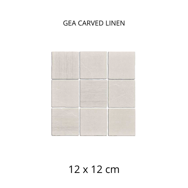 Gea Carver Linen 12X12
