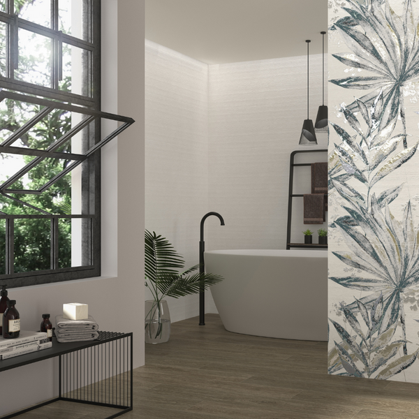 TWIST WHITE 40X120