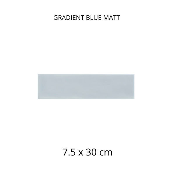 Gradient Blue Matt 7.5X30