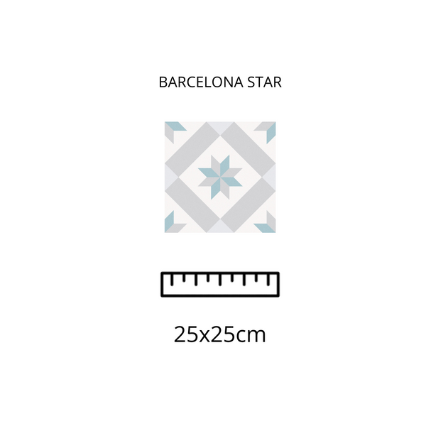 Barcelona Star 25x25