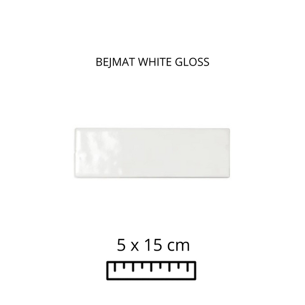 Bejmat White Gloss 5X15