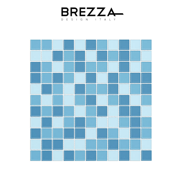 Piccolo Light Blue Porcelain Mosaic