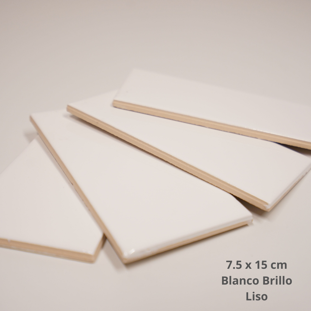 Blanco Liso 7.5x15