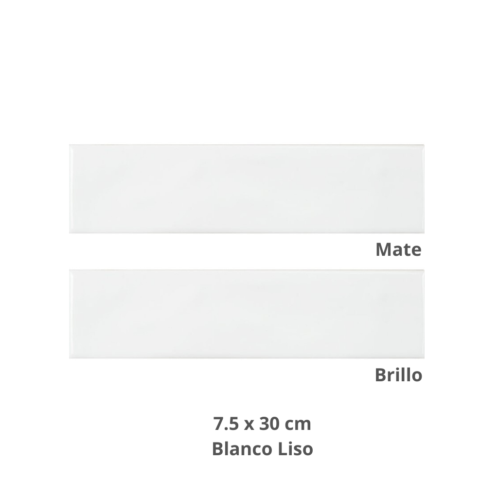 SUBWAY TILE / LISO XL ICE WHITE 7.5x30