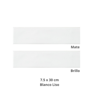 SUBWAY TILE / LISO XL ICE WHITE 7.5x30