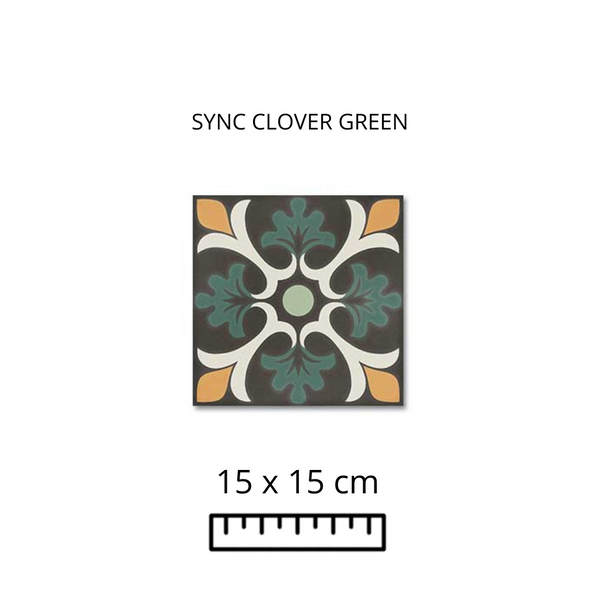 Sync Clover Green 15X15