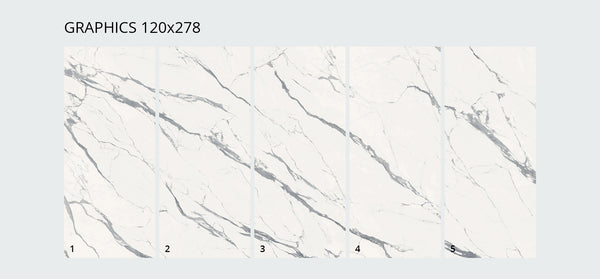 Calacatta White Honed 120X278