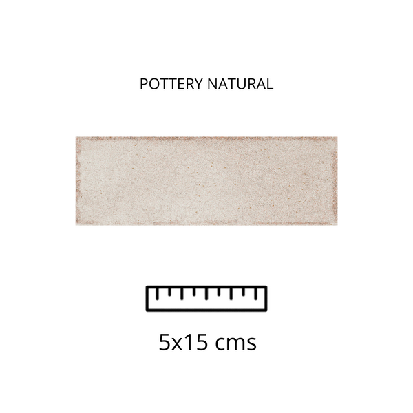 POTTERY NATURAL 5X15