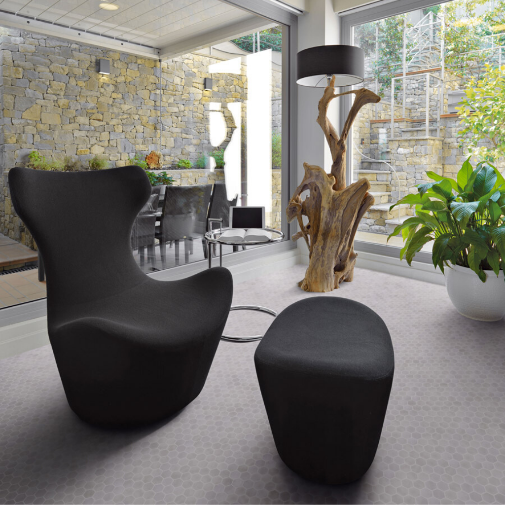 Hex XL Stoneglass Gainsboro 28.6X28.4