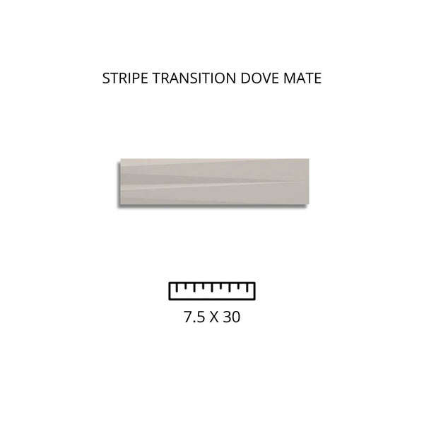 Stripe Transition Dove 7.5X30