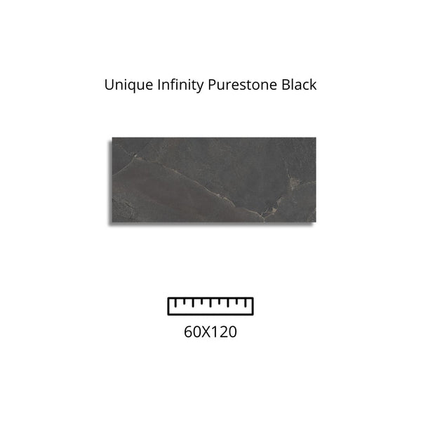 Unique Infinity Purestone Black 60X120