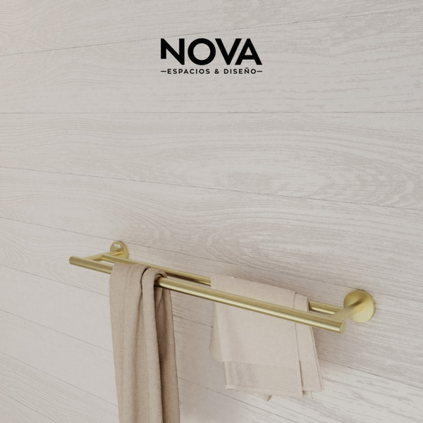 Toallero Doble Tempo D'or Radiance 600X116X50