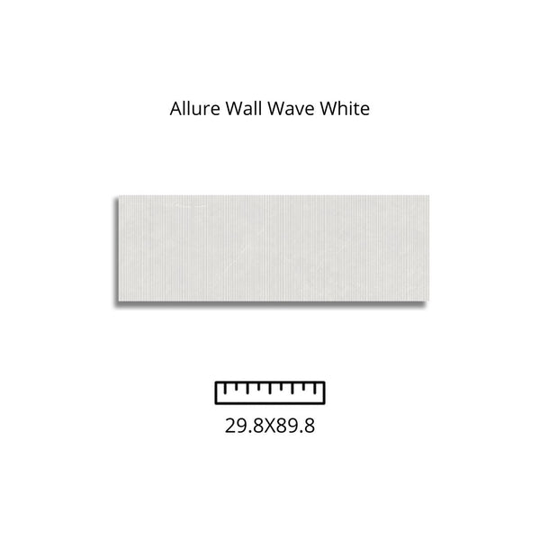 Allure Wall Wave White 29.8X89.8