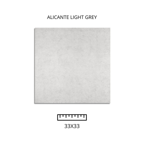Alicante Light Grey 33x33