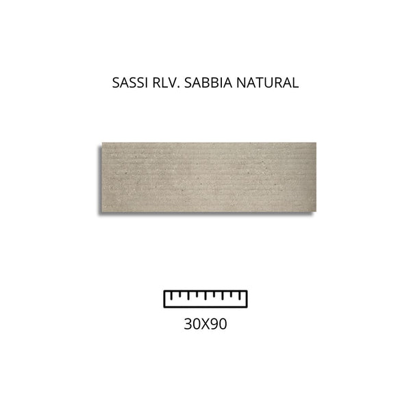 Sassi Rlv. Sabbia Natural 30X90