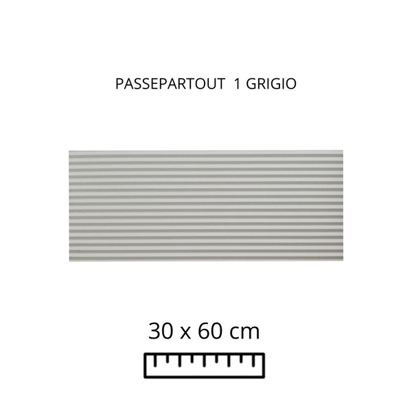 PASSEPARTOUT GRIGIO MOD 1 30.2X60.4