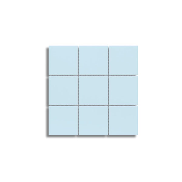 Mosaico Square Pixel Smalto Pastel Blue