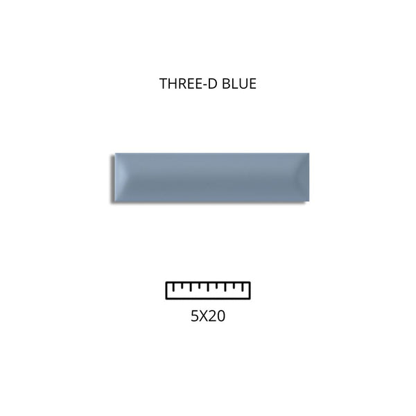 THREE D BLUE 5X20