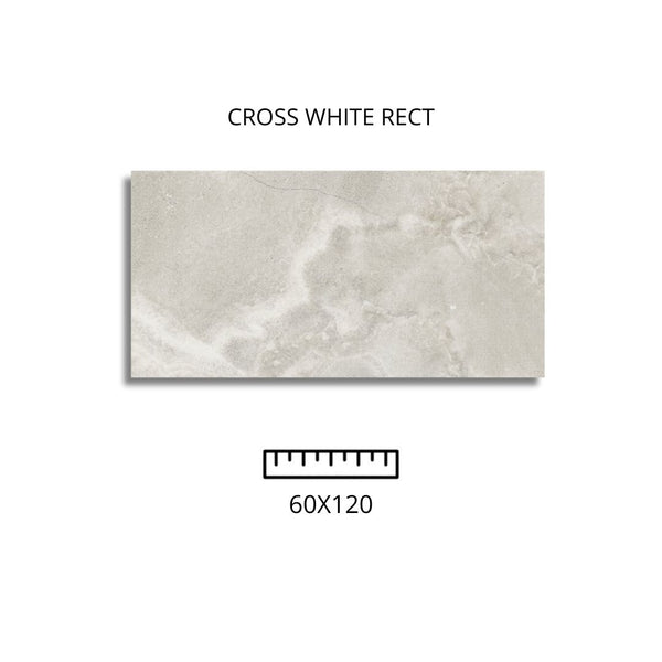 CROSS WHITE RECT 60X120