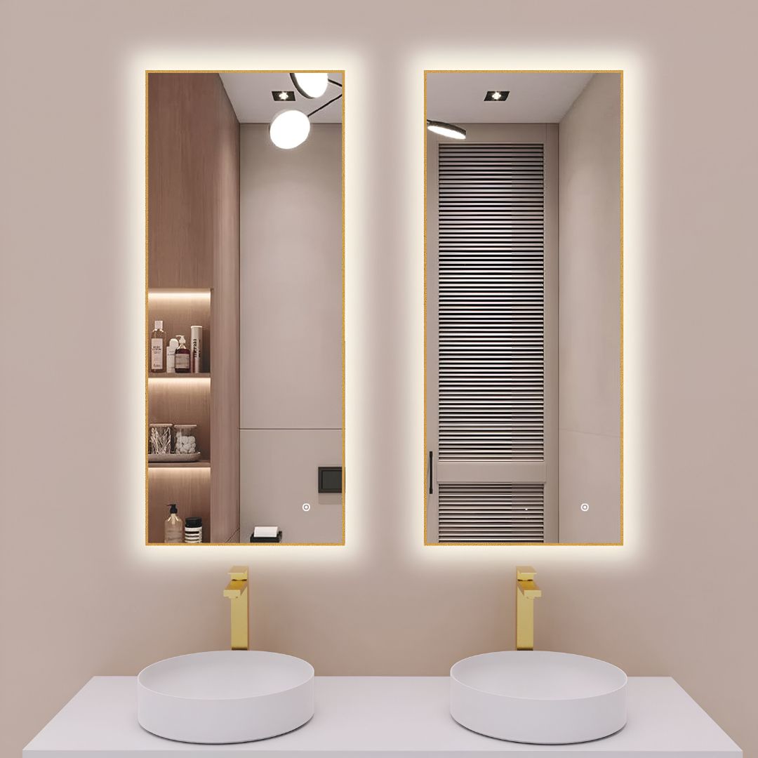 Kube Brillance Mirror Gold 120x50cm