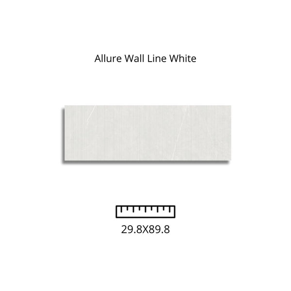 Allure Wall Line White 29.8X89.8