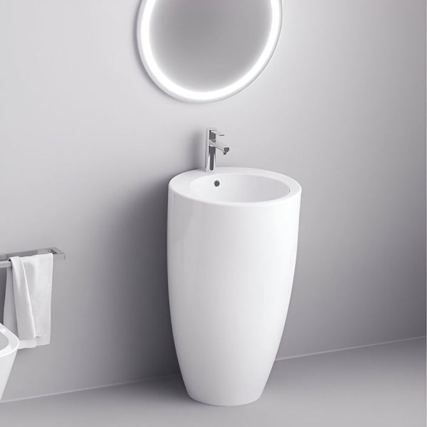 White Drum Washbasin