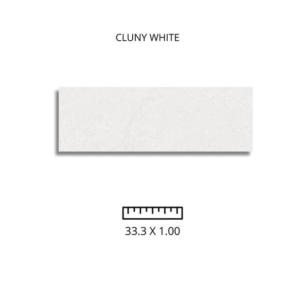 CLUNY WHITE 33.3X100