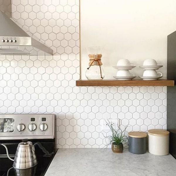 HEX XL NATUREGLASS WHITE 28.6X28.4