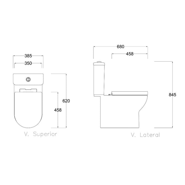 KUBE NV-WC7880 TOILET 