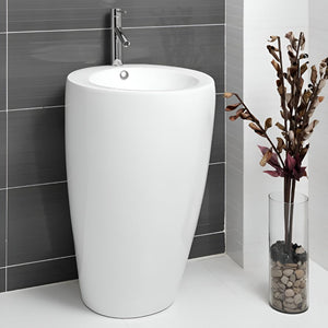 White Drum Washbasin