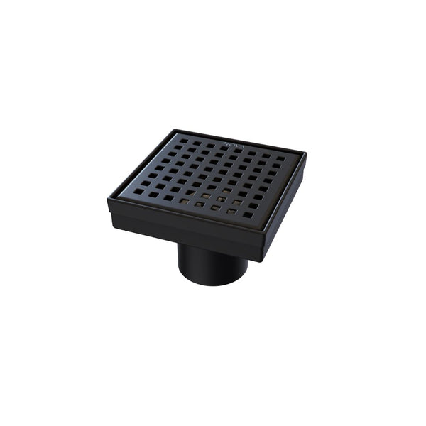 DESAGUE AQUAFLOW SQUARE DOTS MATT NOIR