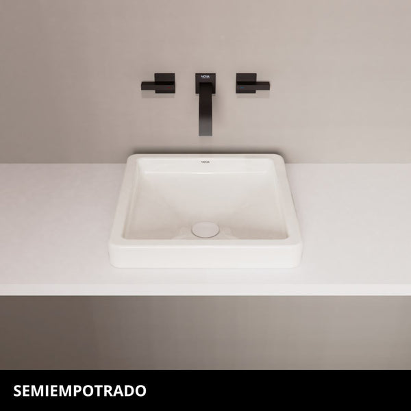 LAVAMANOS ART Q FINECRAFT 39CM BLANCO