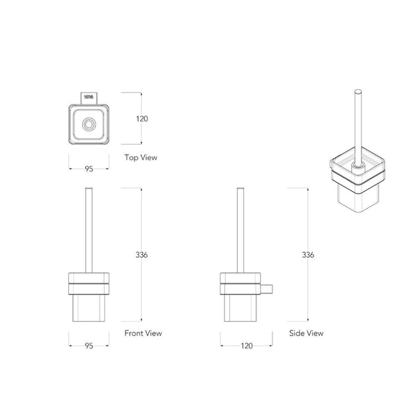 Vertical Shower Arm Line Gold