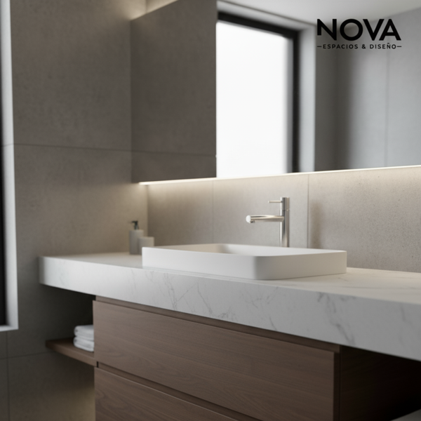 Monomando Lavabo Bajo Futura Brushed Radiance