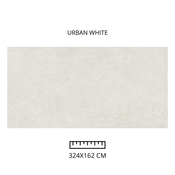 Urban White 324x162 cm 12 mm