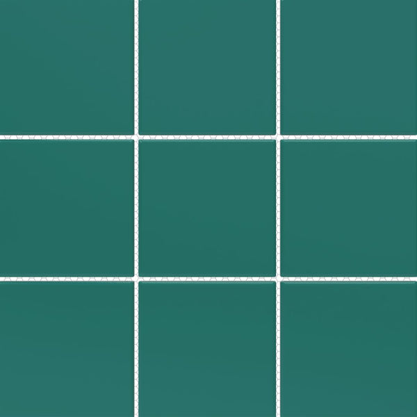 Mosaico Square Pixel Smalto Peacook Green