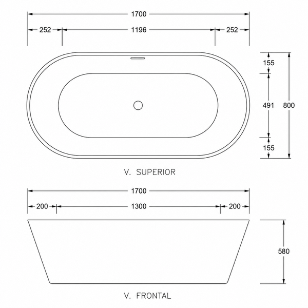 Bañera Neo Round