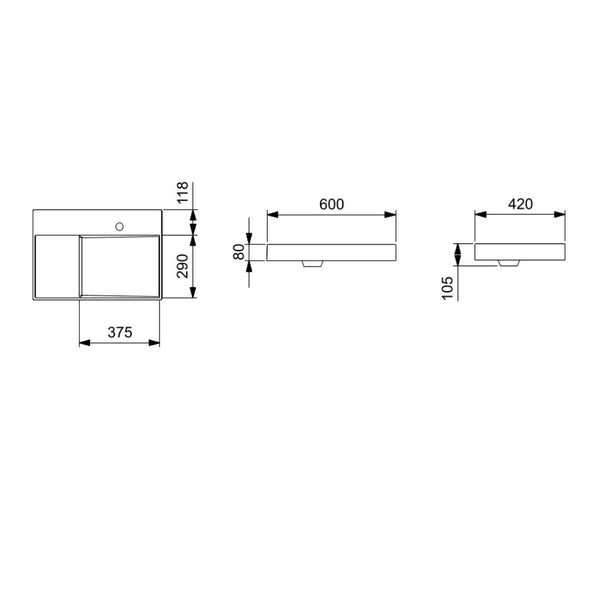 White Drum Washbasin