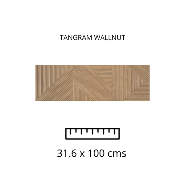 Tangram Wallnut 31.6X100
