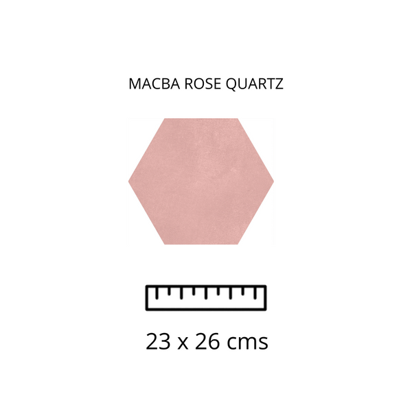 MACBA ROSE QUARTZ 23X26