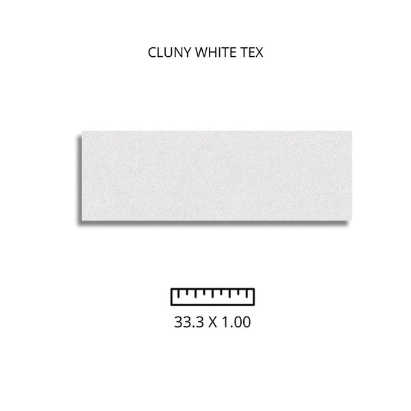 Cluny white Tex 30x100