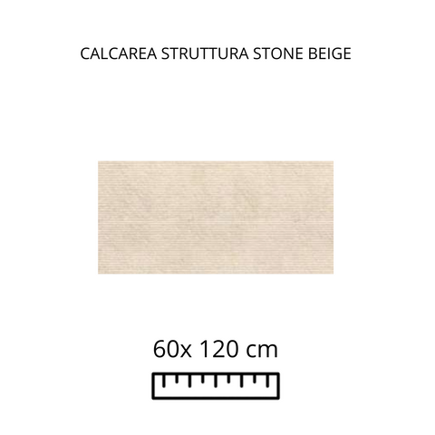 CALCAREA STRUTTURA STONE BEIGE 60X120