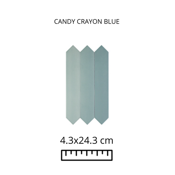 CANDY CRAYON BLUE 4.3X24.2
