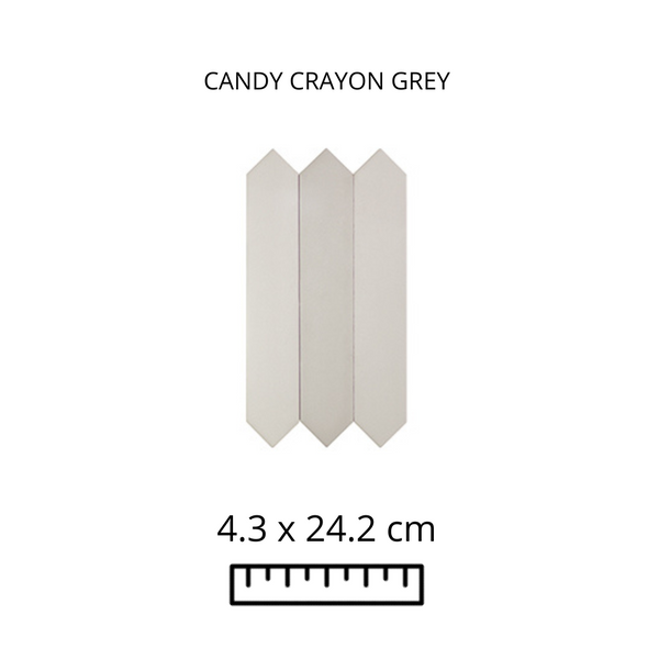 CANDY CRAYON GREY 4.3X24.2
