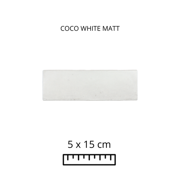COCO WHITE MATT 5X15