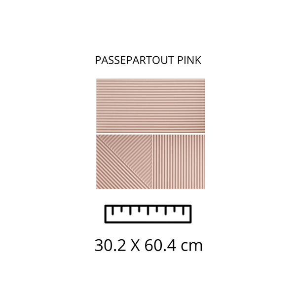 PASSEPARTOUT PINK MOD 2 30.2X60.4