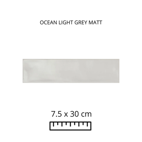 OCEAN LIGHT GREY 7.5X30